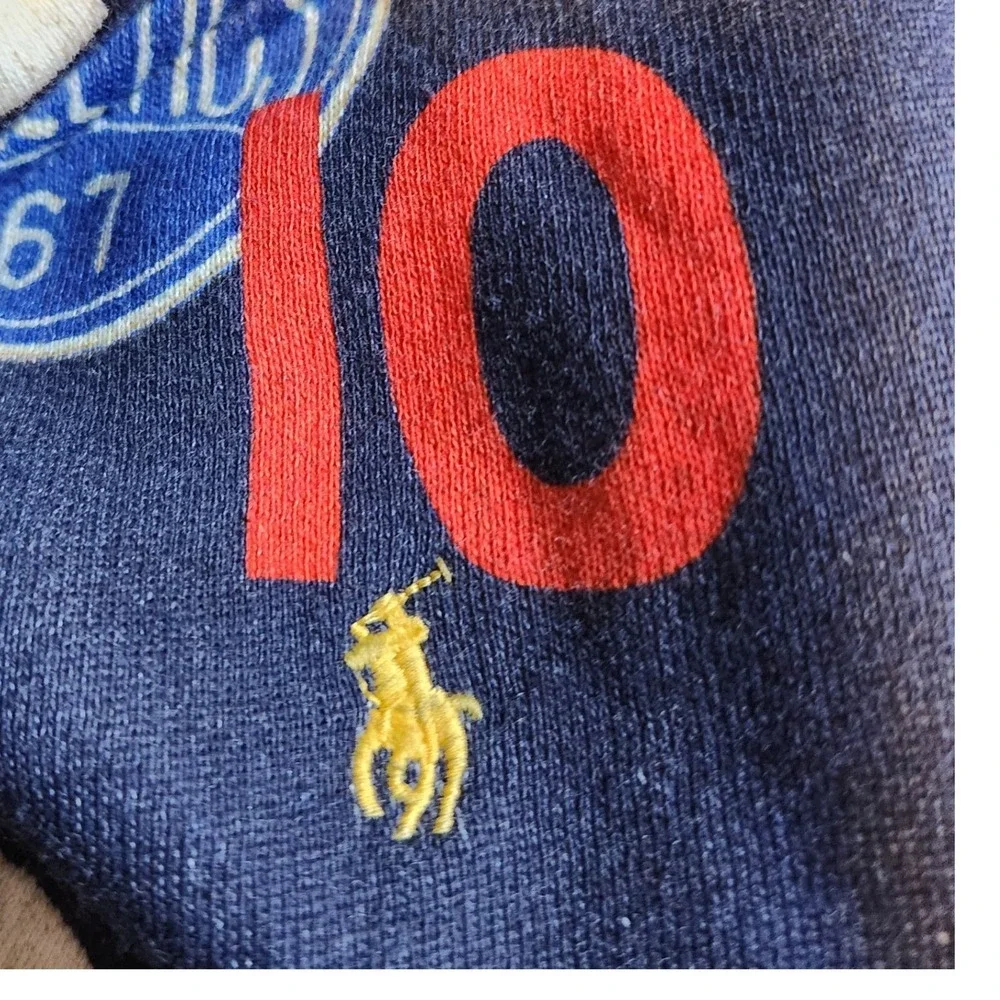 Polo‎ Ralph Lauren Toddler Boys Navy Varsity Multi-Logo Hoodie & Jogger Set 5T